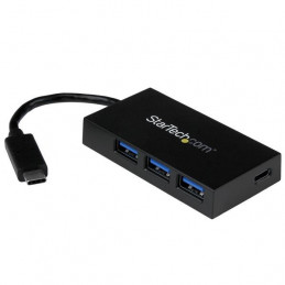 StarTech.com HB30C3A1CFB keskitin USB 3.2 Gen 1 (3.1 Gen 1) Type-C 5000 Mbit s Musta