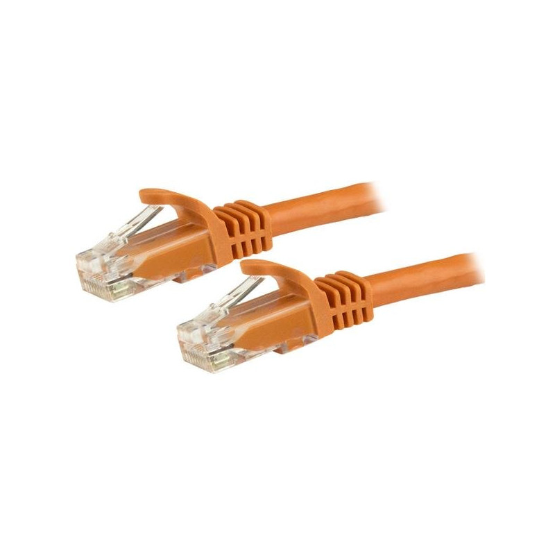 StarTech.com N6PATC1MOR verkkokaapeli Oranssi 1 m Cat6 U UTP (UTP)