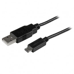 StarTech.com USBAUB3MBK USB-kaapeli 3 m USB 2.0 USB A Micro-USB B Musta