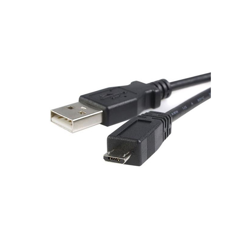 StarTech.com UUSBHAUB2M USB-kaapeli 2 m USB 2.0 USB A Micro-USB B Musta