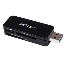 StarTech.com FCREADMICRO3 kortinlukija USB 3.2 Gen 1 (3.1 Gen 1) Musta