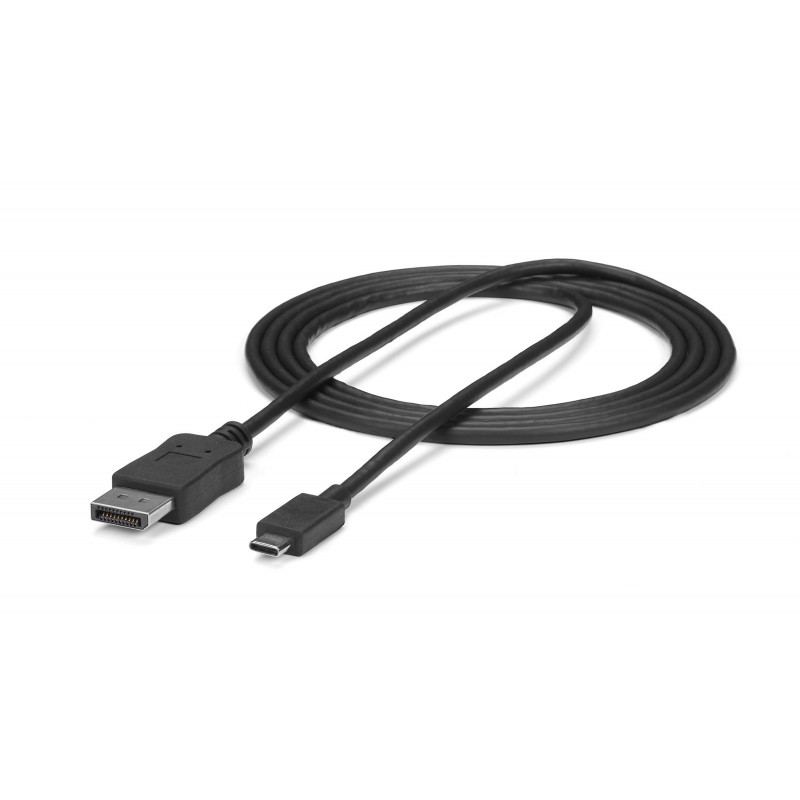 StarTech.com CDP2DPMM6B videokaapeli-adapteri 1,8 m DisplayPort USB Type-C Musta