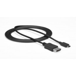 StarTech.com CDP2DPMM6B videokaapeli-adapteri 1,8 m DisplayPort USB Type-C Musta