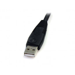 StarTech.com DP4N1USB6 KVM-kaapeli Musta 1,829 m