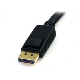 StarTech.com DP4N1USB6 KVM-kaapeli Musta 1,829 m