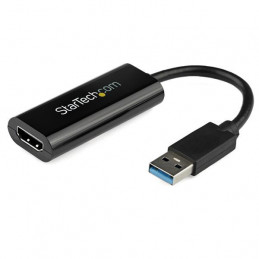 StarTech.com USB32HDES USB grafiikka-adapteri 1920 x 1200 pikseliä Musta