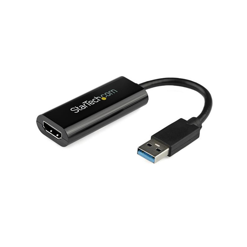 StarTech.com USB32HDES USB grafiikka-adapteri 1920 x 1200 pikseliä Musta