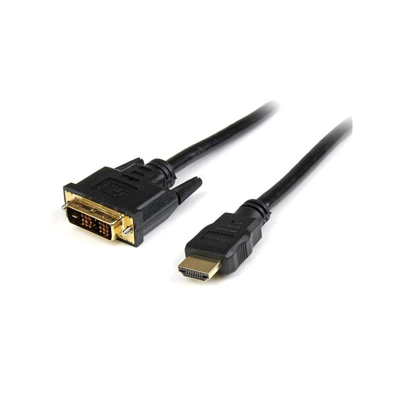 StarTech.com 0.5m, HDMI - DVI-D 0,5 m Musta