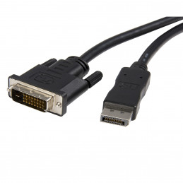 StarTech.com DP2DVIMM6 videokaapeli-adapteri 1,8 m DisplayPort DVI-D Musta