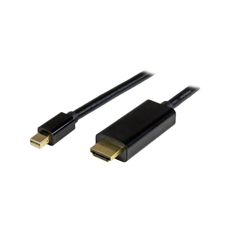 StarTech.com MDP2HDMM1MB videokaapeli-adapteri 1 m DisplayPort HDMI-tyyppi A (vakio) Musta