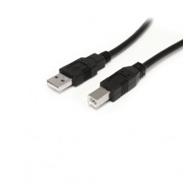 StarTech.com USB2HAB30AC USB-kaapeli 9 m USB 2.0 USB A USB B Musta