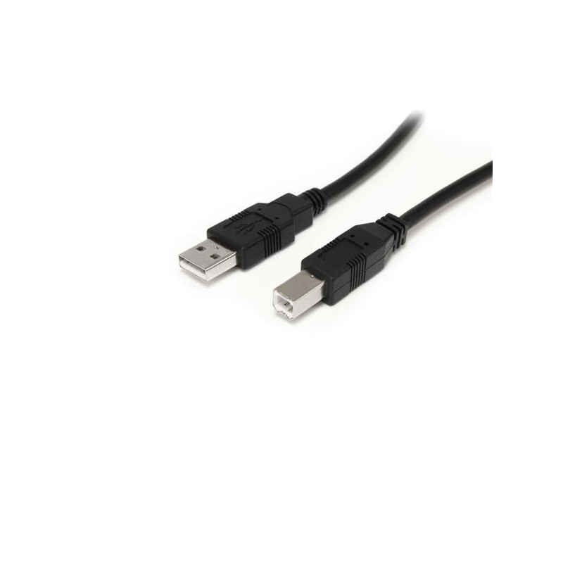 StarTech.com USB2HAB30AC USB-kaapeli 9 m USB 2.0 USB A USB B Musta