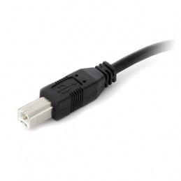 StarTech.com USB2HAB30AC USB-kaapeli 9 m USB 2.0 USB A USB B Musta