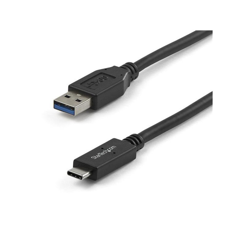 StarTech.com USB31AC1M USB-kaapeli 1 m USB 3.2 Gen 2 (3.1 Gen 2) USB A USB C Musta