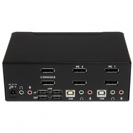 StarTech.com SV231DPDDUA2 KVM-kytkin Musta