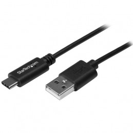 StarTech.com USB2AC50CM USB-kaapeli 0,5 m USB 2.0 USB A USB C Musta