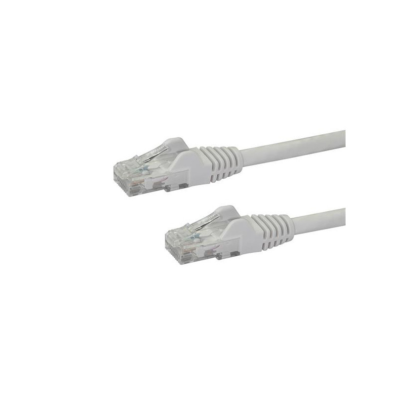 StarTech.com N6PATC10MWH verkkokaapeli Valkoinen 10 m Cat6 U UTP (UTP)