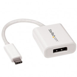 StarTech.com CDP2DPW USB grafiikka-adapteri 3840 x 2160 pikseliä Valkoinen