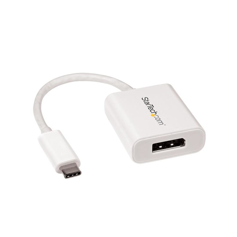 StarTech.com CDP2DPW USB grafiikka-adapteri 3840 x 2160 pikseliä Valkoinen