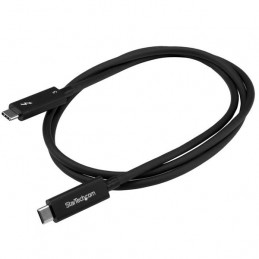 StarTech.com TBLT3MM1MA Thunderbolt-kaapeli 1 m 40 Gbit s Musta