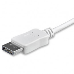 StarTech.com CDP2DPMM1MW videokaapeli-adapteri 1 m USB Type-C DisplayPort Valkoinen