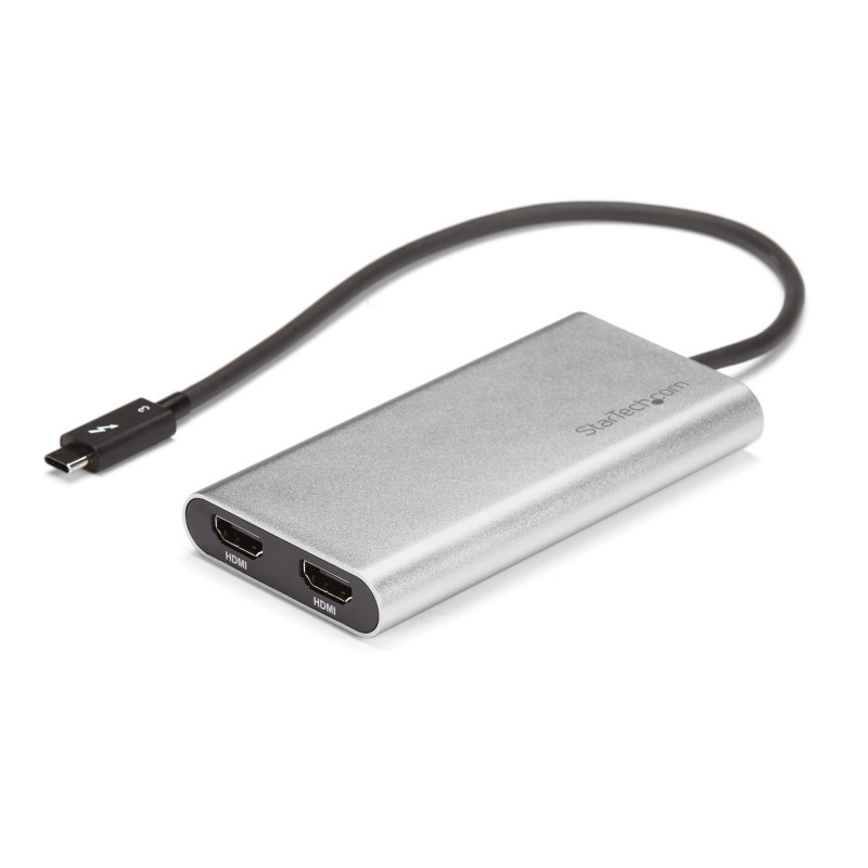 StarTech.com TB32HD24K60 USB grafiikka-adapteri 4096 x 2160 pikseliä Hopea