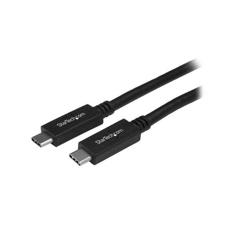 StarTech.com USB31CC50CM USB-kaapeli 0,5 m USB 3.2 Gen 2 (3.1 Gen 2) USB C Musta
