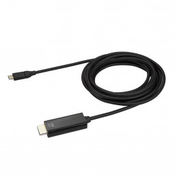 StarTech.com CDP2HD3MBNL videokaapeli-adapteri 3 m USB Type-C HDMI Musta