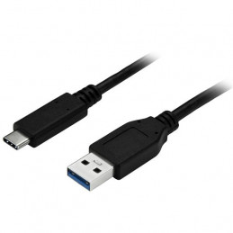 StarTech.com USB315AC1M USB-kaapeli 1 m USB 3.2 Gen 1 (3.1 Gen 1) USB A USB C Musta