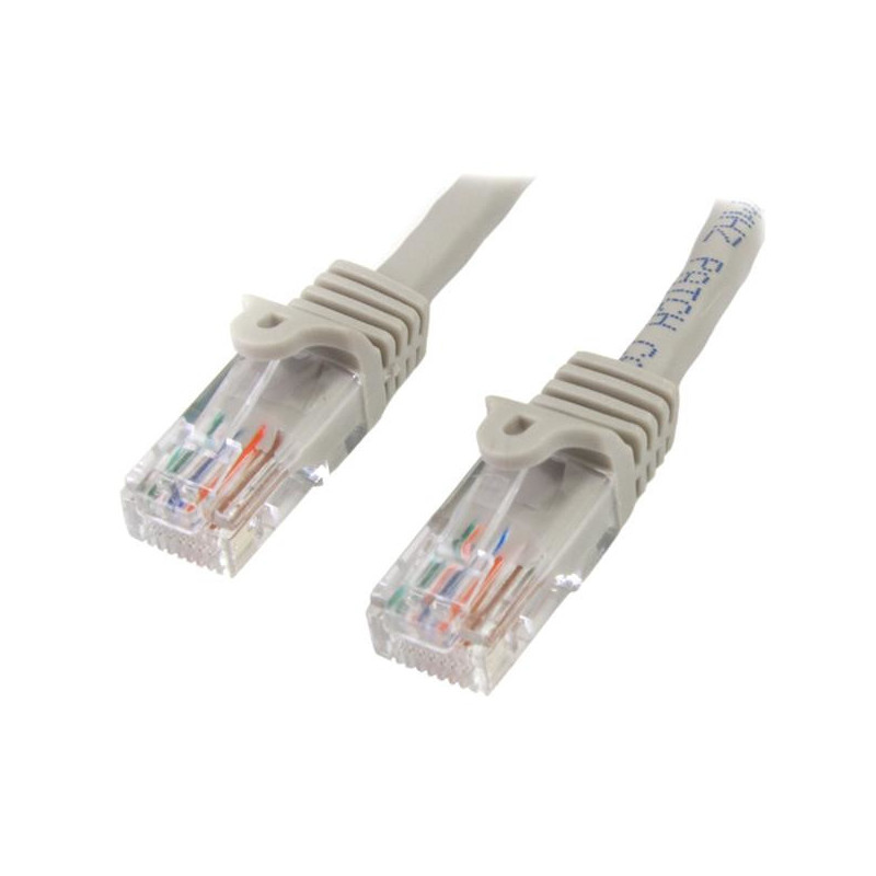 StarTech.com 45PAT10MGR verkkokaapeli Harmaa 10 m Cat5e U UTP (UTP)