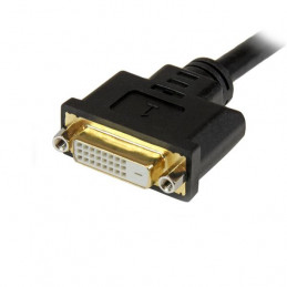 StarTech.com DVI92030202L videokaapeli-adapteri 0,203 m DVI-I DVI-D + VGA (D-Sub) Musta