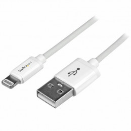 StarTech.com USBLT1MW Lightning-kaapeli 1 m Valkoinen