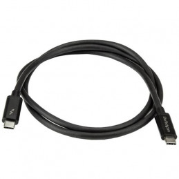 StarTech.com TBLT3MM1M Thunderbolt-kaapeli 1 m 20 Gbit s Musta