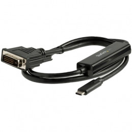StarTech.com CDP2DVIMM1MB videokaapeli-adapteri 1 m USB Type-C DVI-D Musta