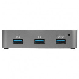 StarTech.com HB31C4AS keskitin USB 3.2 Gen 2 (3.1 Gen 2) Type-C 10000 Mbit s Musta, Harmaa