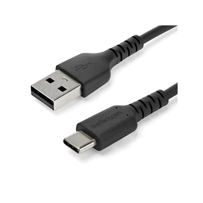 StarTech.com RUSB2AC1MB USB-kaapeli 1 m USB 2.0 USB A USB C Musta