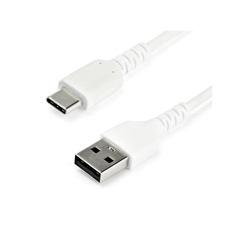 StarTech.com RUSB2AC1MW USB-kaapeli 1 m USB 2.0 USB A USB C Valkoinen