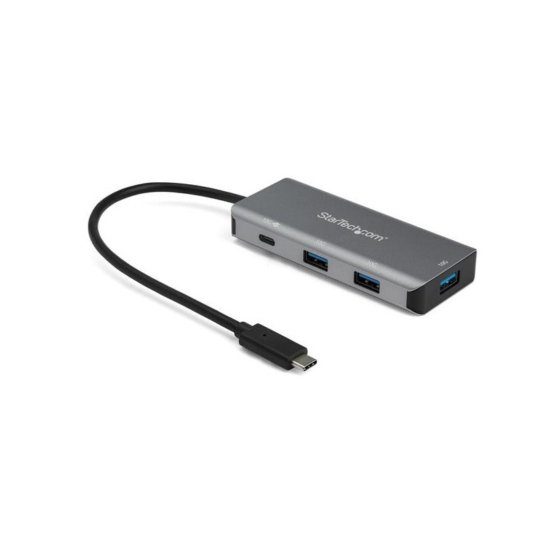 StarTech.com HB31C3A1CPD3 keskitin USB 3.2 Gen 2 (3.1 Gen 2) Type-C 10000 Mbit s Musta, Harmaa