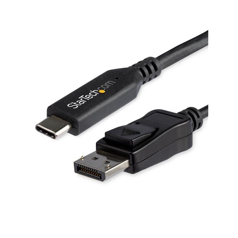 StarTech.com CDP2DP146B videokaapeli-adapteri 1,8 m USB Type-C DisplayPort Musta