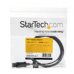 StarTech.com CDP2DP146B videokaapeli-adapteri 1,8 m USB Type-C DisplayPort Musta