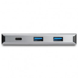 StarTech.com HB31C3A1CB keskitin USB 3.2 Gen 2 (3.1 Gen 2) Type-C 10000 Mbit s Musta, Harmaa