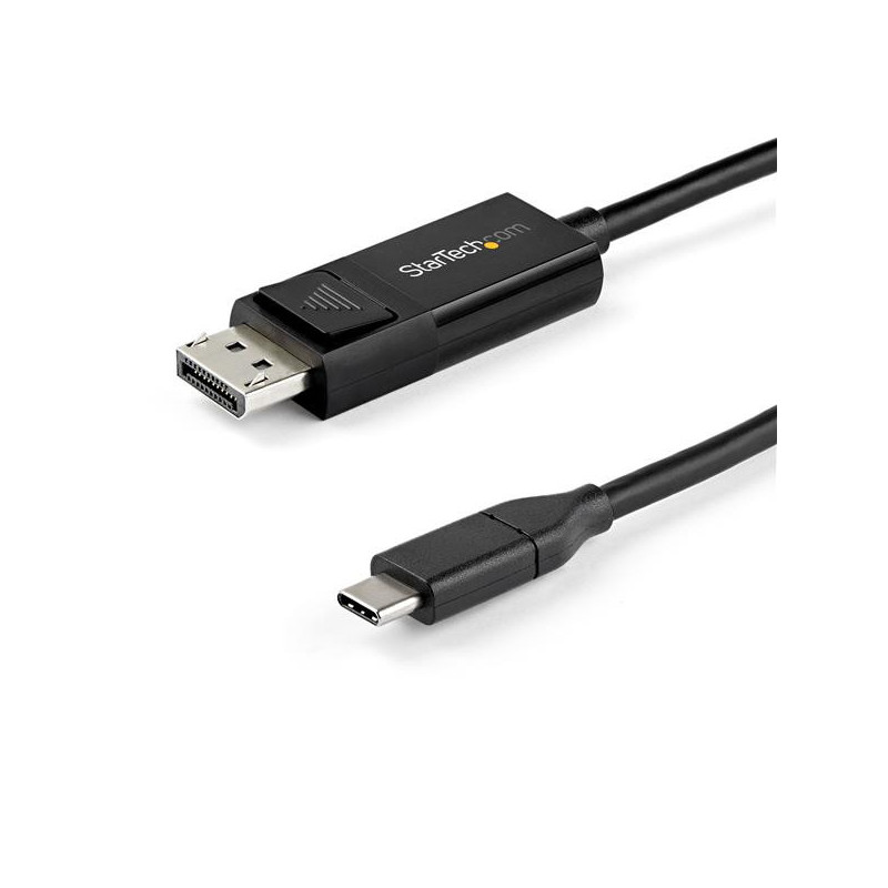 StarTech.com CDP2DP142MBD videokaapeli-adapteri 2 m USB Type-C DisplayPort Musta