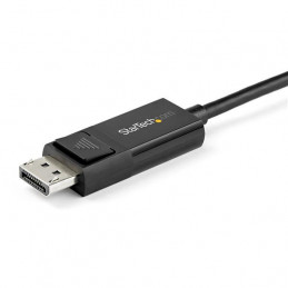 StarTech.com CDP2DP142MBD videokaapeli-adapteri 2 m USB Type-C DisplayPort Musta