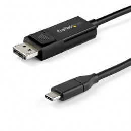 StarTech.com CDP2DP141MBD videokaapeli-adapteri 1 m USB Type-C DisplayPort Musta