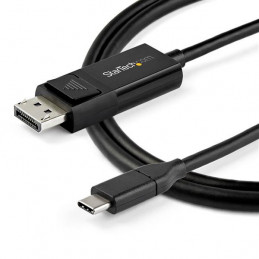 StarTech.com CDP2DP141MBD videokaapeli-adapteri 1 m USB Type-C DisplayPort Musta