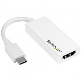 StarTech.com CDP2HD4K60W USB grafiikka-adapteri 3840 x 2160 pikseliä Valkoinen