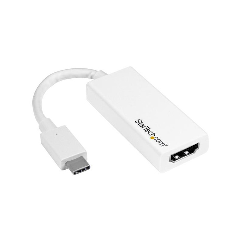 StarTech.com CDP2HD4K60W USB grafiikka-adapteri 3840 x 2160 pikseliä Valkoinen