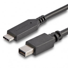 StarTech.com CDP2MDPMM6B videokaapeli-adapteri 1,8 m USB Type-C Mini DisplayPort Musta