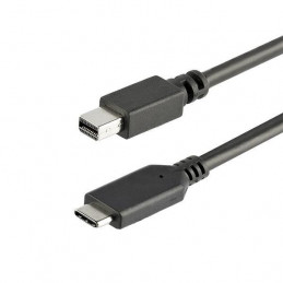 StarTech.com CDP2MDPMM1MB videokaapeli-adapteri 1 m USB Type-C Mini DisplayPort Musta