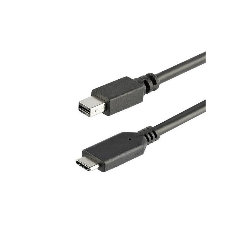 StarTech.com CDP2MDPMM1MB videokaapeli-adapteri 1 m USB Type-C Mini DisplayPort Musta